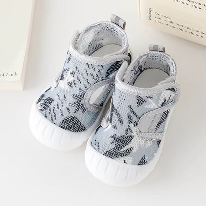 Breathable Mesh Baby First Walker Sandals – Soft Non-Slip Toddler Shoes