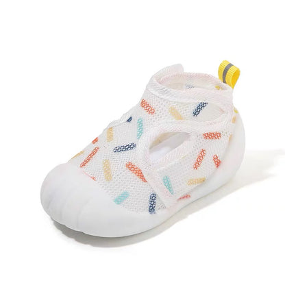 Breathable Mesh Baby First Walker Sandals – Soft Non-Slip Toddler Shoes