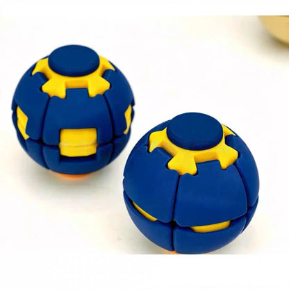 Colorful 3D Fidget Ball – Spin & Press Toy for Stress Relief