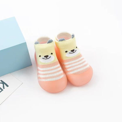 Non-Slip Baby Sock Shoes – Soft First Walker Toddler Shoes