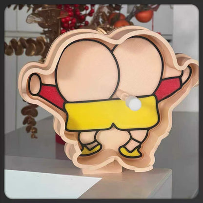 Cartoon Silhouette Night Light Projector Lamp – Cozy Gift