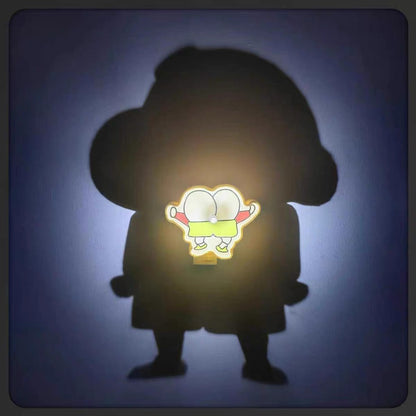 Cartoon Silhouette Night Light Projector Lamp – Cozy Gift