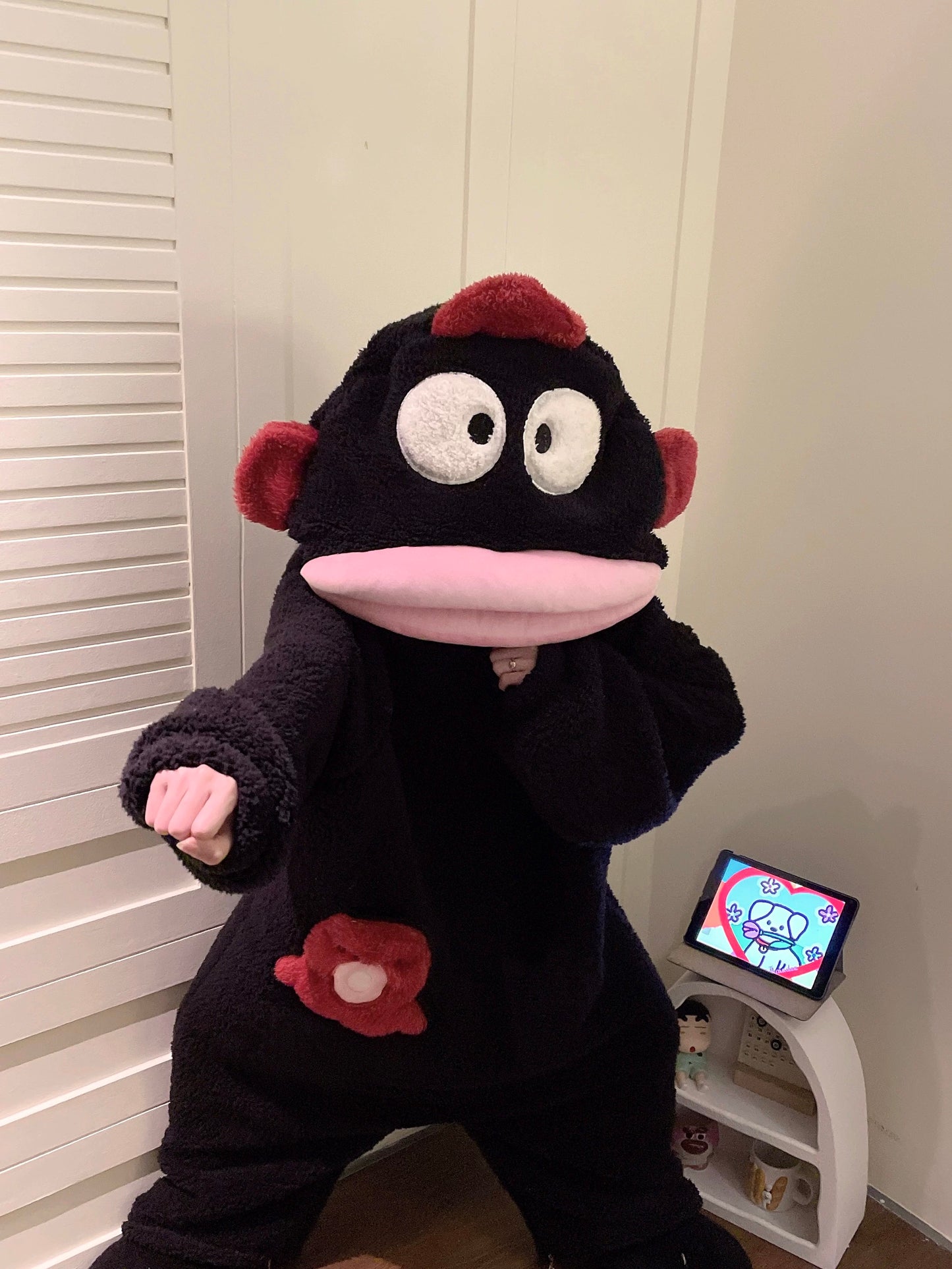 Fish Onesie Pajamas - Cute Plush Fleece Sleepwear for Adults & Teens