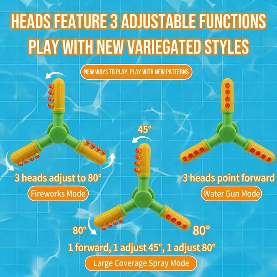 360° Rotating Water Launchers
