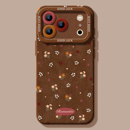 Miniature Mushroom Village Phone Cover & Strap Set