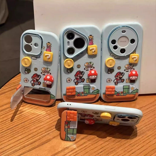3D Retro Arcade Adventure Case with Hidden Stand