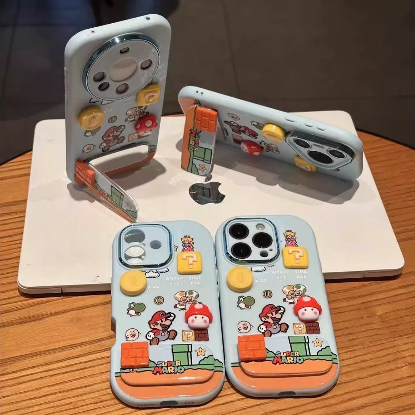 3D Retro Arcade Adventure Case with Hidden Stand