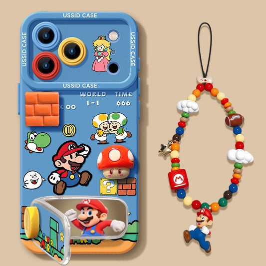 3D Retro Arcade Adventure Cover & Beaded Charm Set