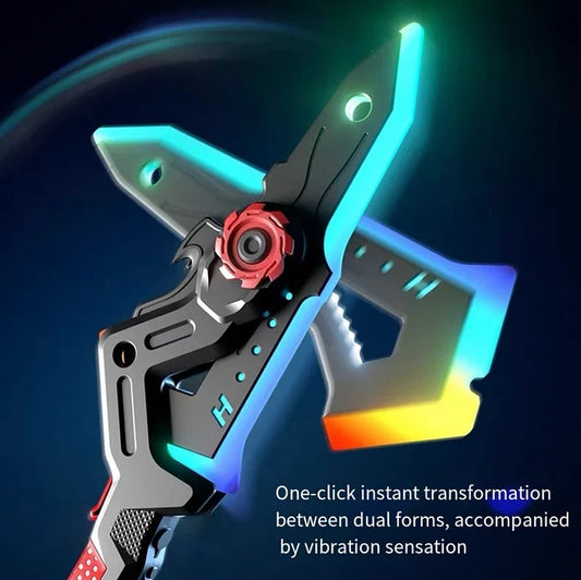 LED Battle Blade - Light Sword with Mist Effect & Sound (Dual-Mode Transforming)