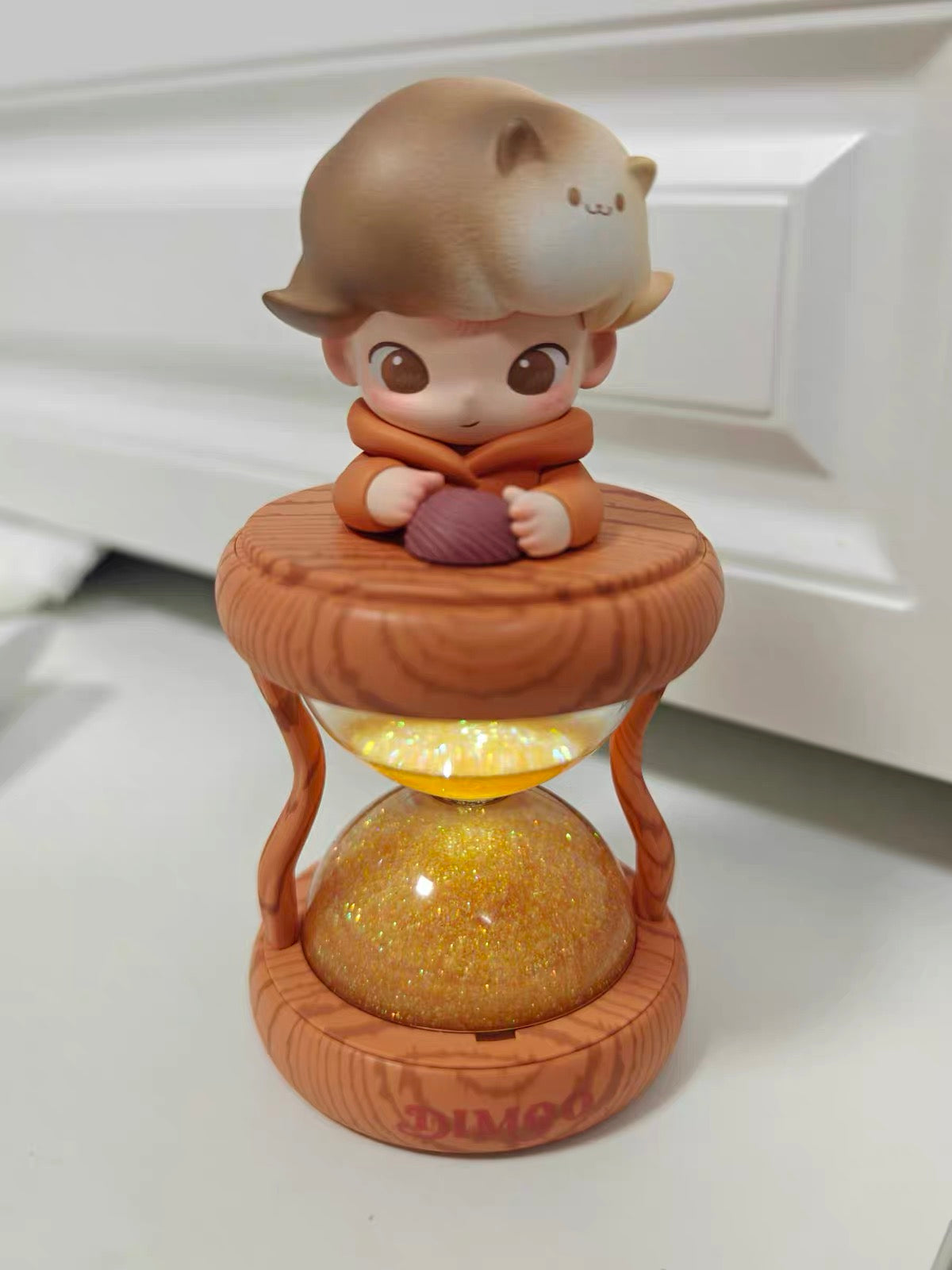 POPMART DIMOO Time Series Light-Up Hourglass Crystal Ball – Blind Box Collectible Figure