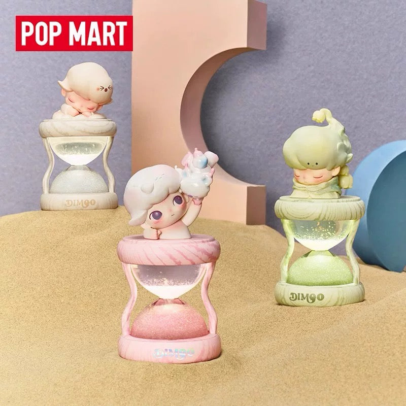 POPMART DIMOO Time Series Light-Up Hourglass Crystal Ball – Blind Box Collectible Figure