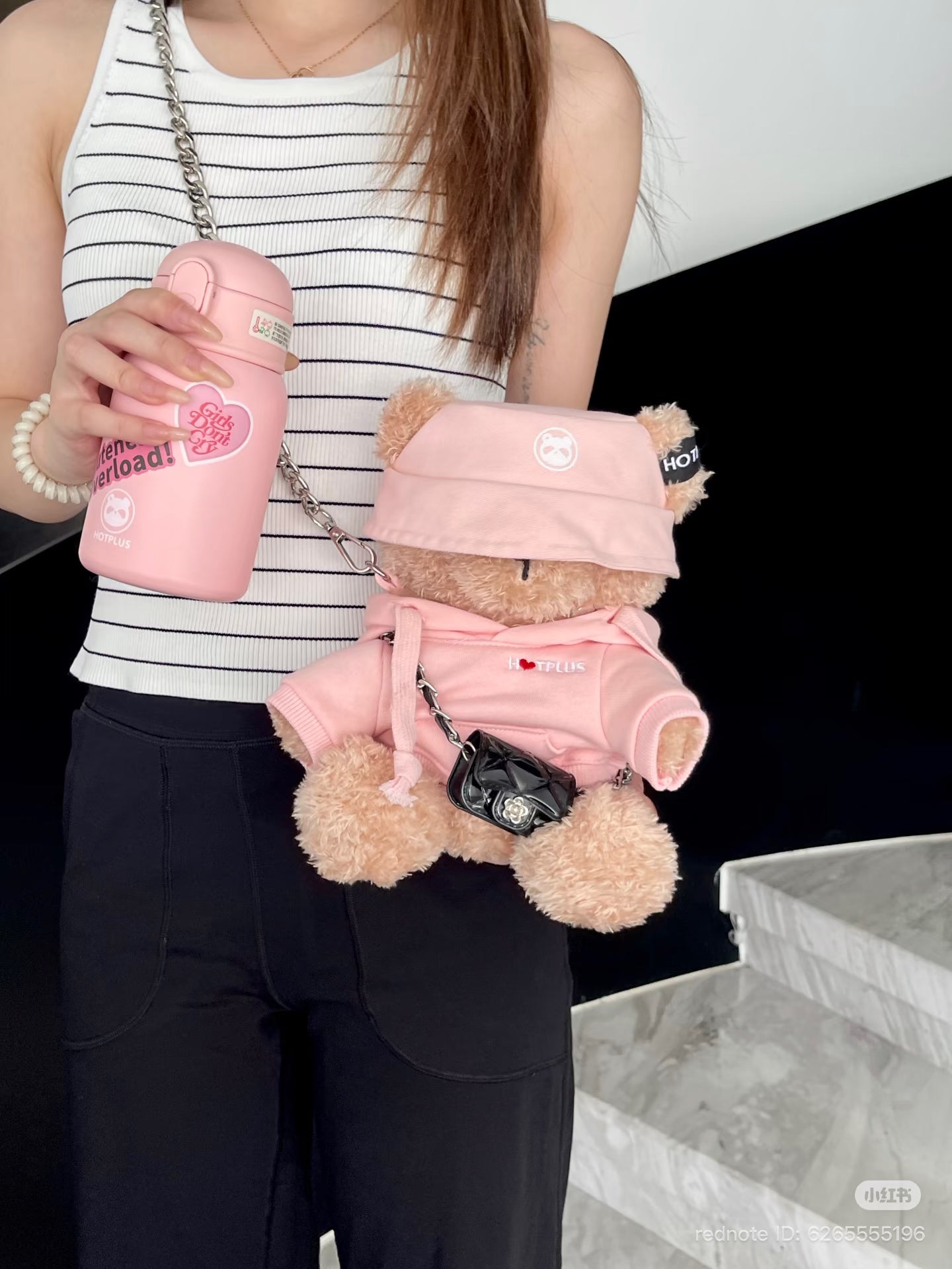 Cute Baby Bear Thermos Cup - Insulated Straw Bottle for Kids & Students