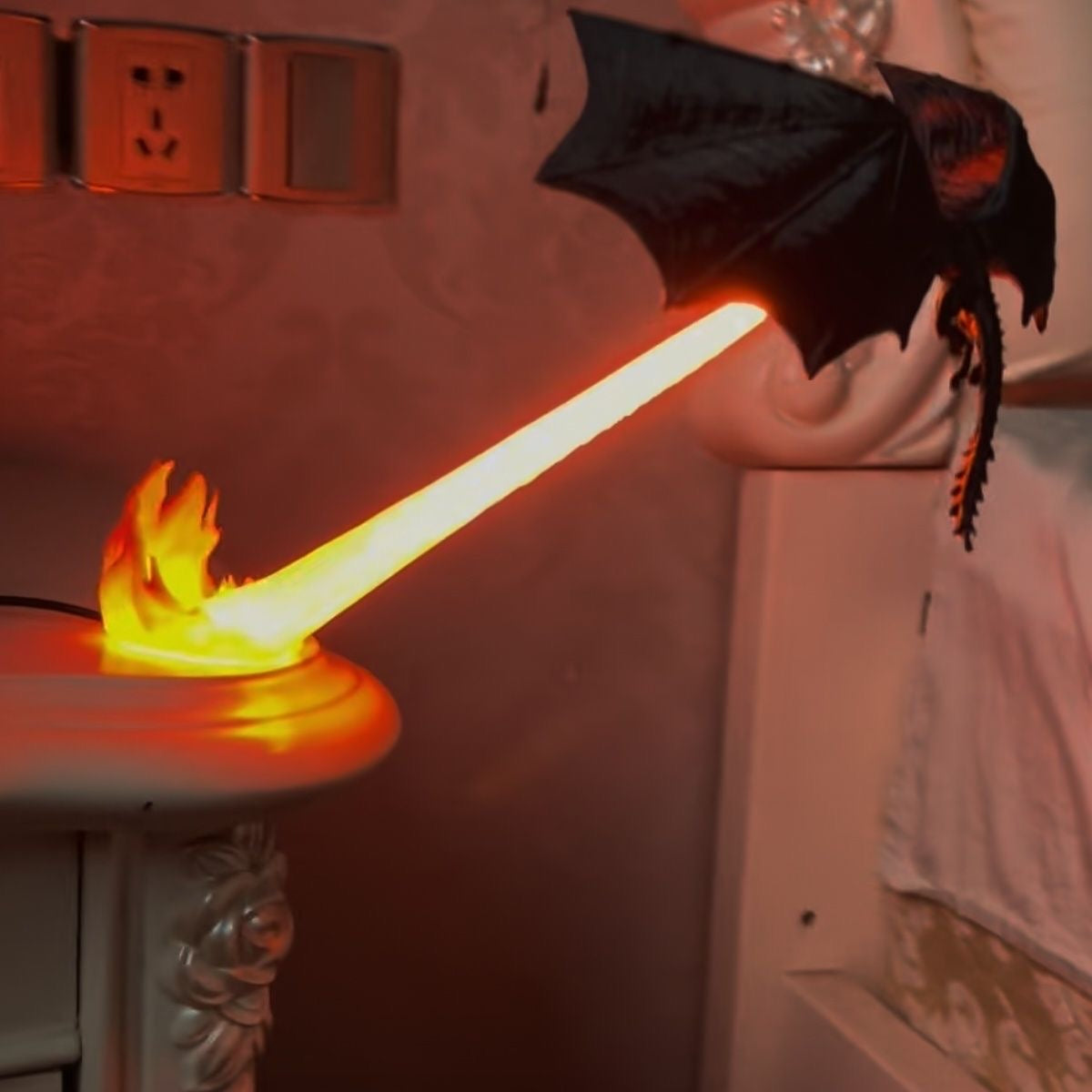 3D Fire Dragon Night light
