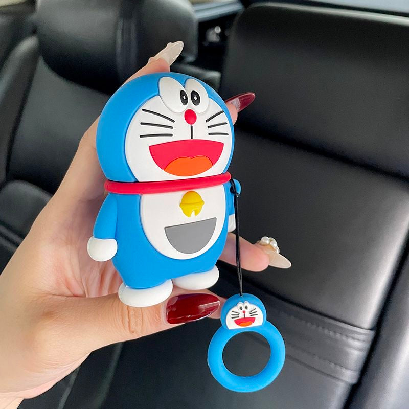 Cute Blue Car Keychain cover