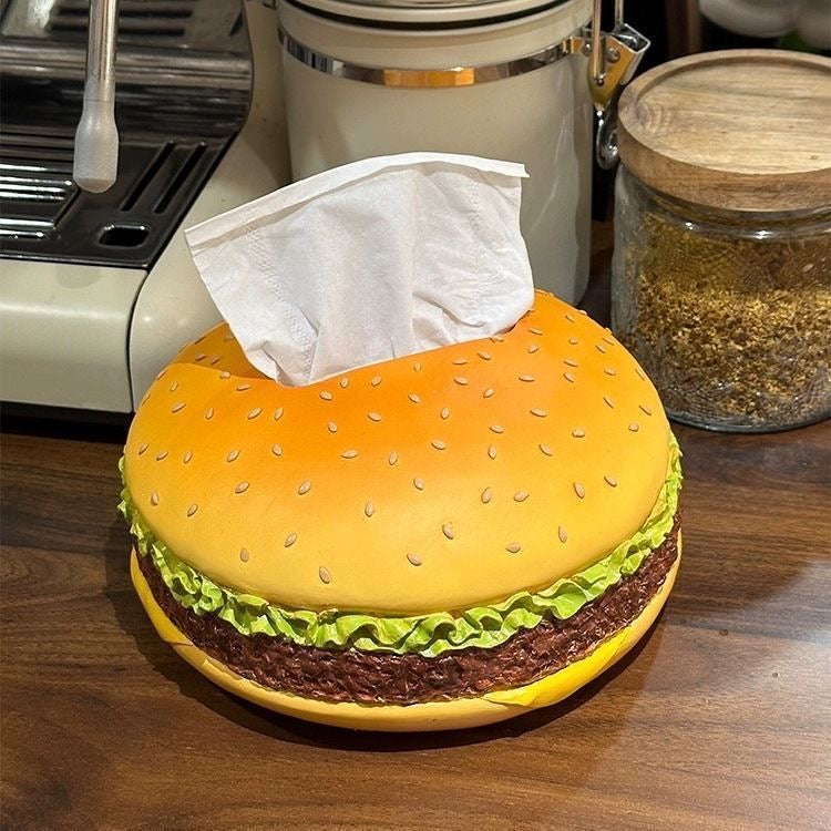 hamburger tissue box