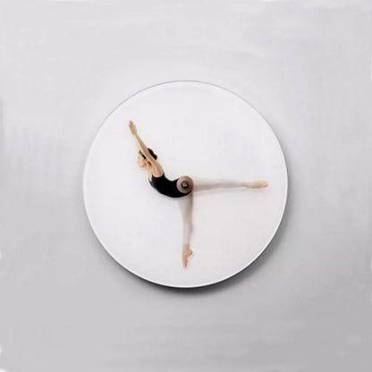 Ballerina Dancing Clock – Elegant Spinning Dancer Wall Clock for Girls Room & Home Decor