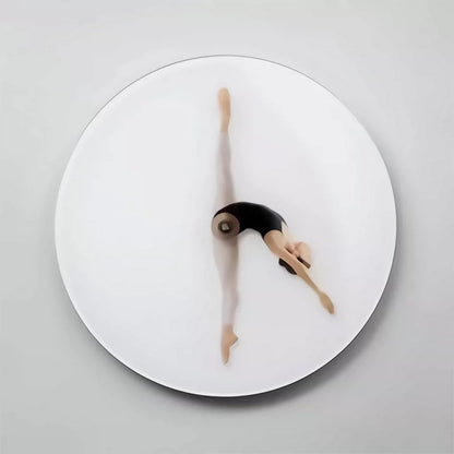 Ballerina Dancing Clock – Elegant Spinning Dancer Wall Clock for Girls Room & Home Decor