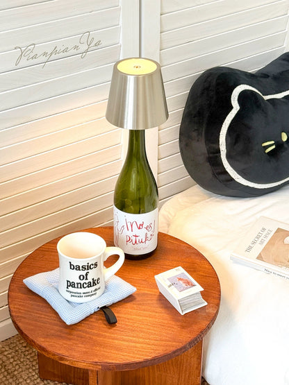 LED Wine Bottle Night Light – Creative Plug-In Decorative Table Lamp for Bedroom & Home Decor