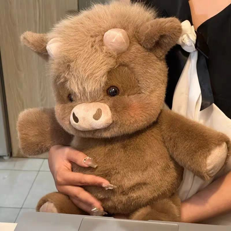 Snuggle cattle plush toy