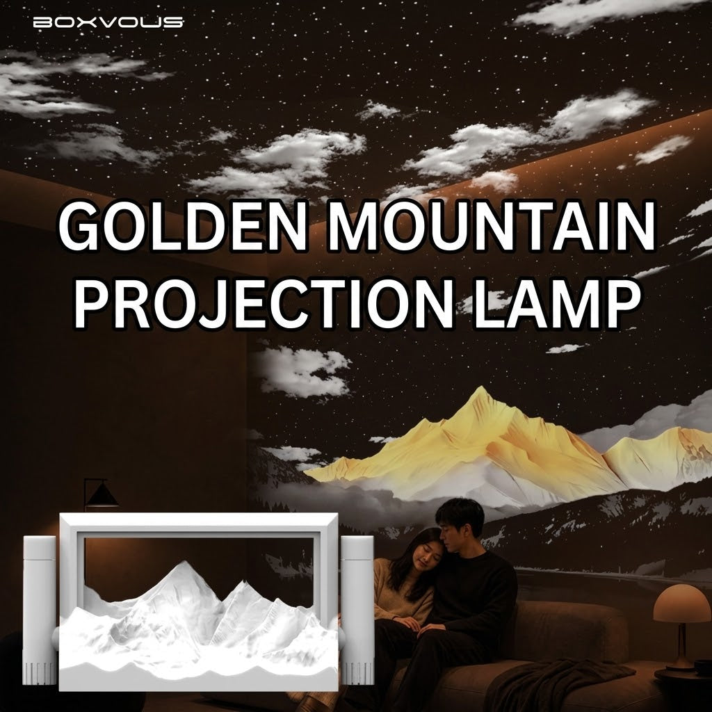 Golden Mountain star projector lamp
