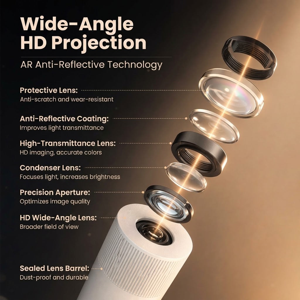 Golden Mountain star projector lamp