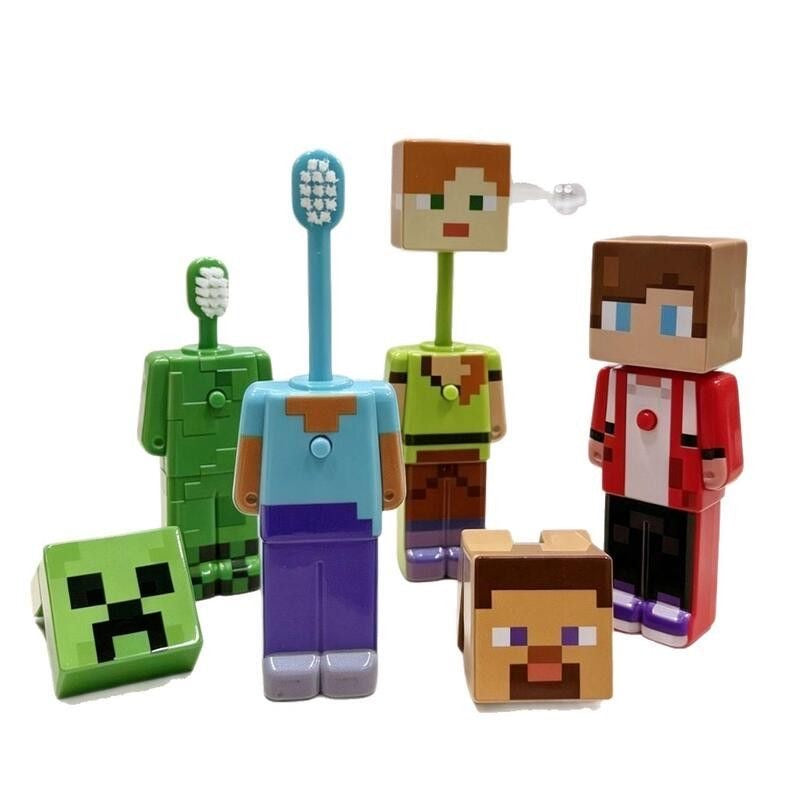 Minecraft Steve Toothbrush Set