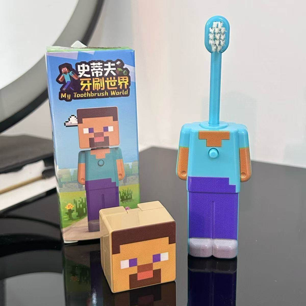 Minecraft Steve Toothbrush Set