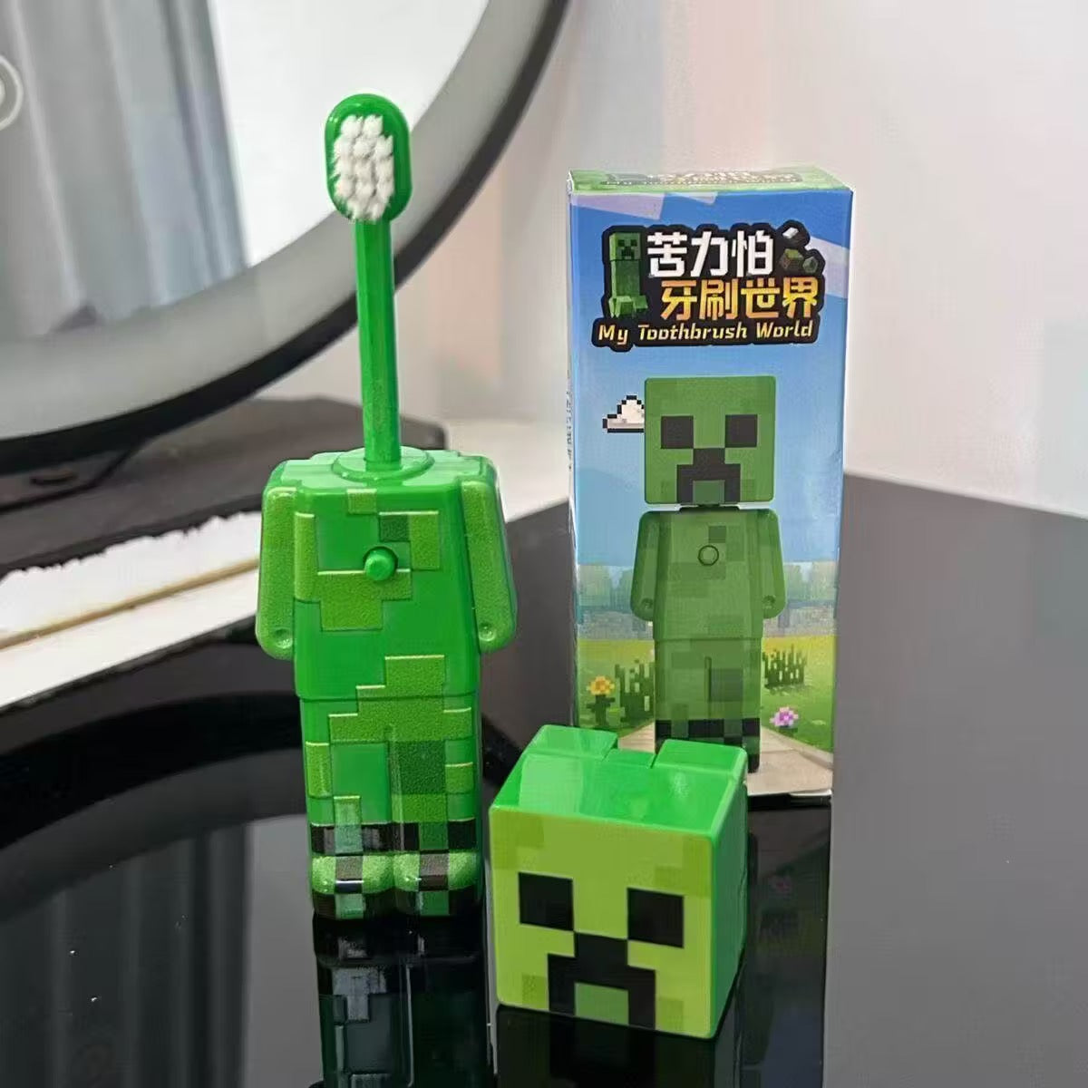 Minecraft Steve Toothbrush Set