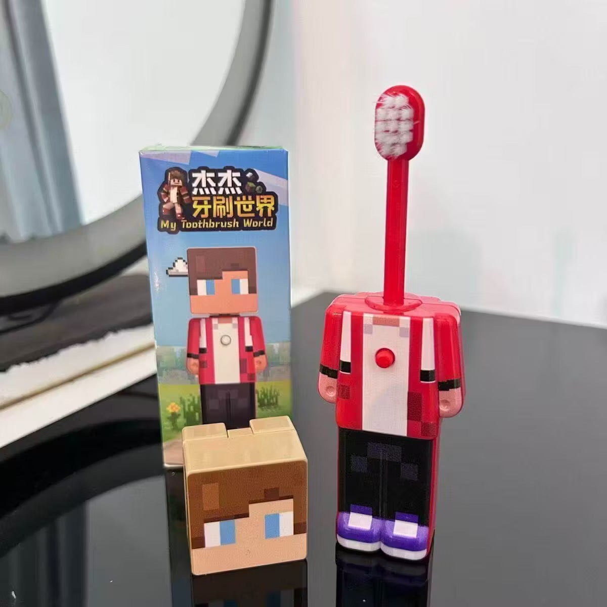 Minecraft Steve Toothbrush Set