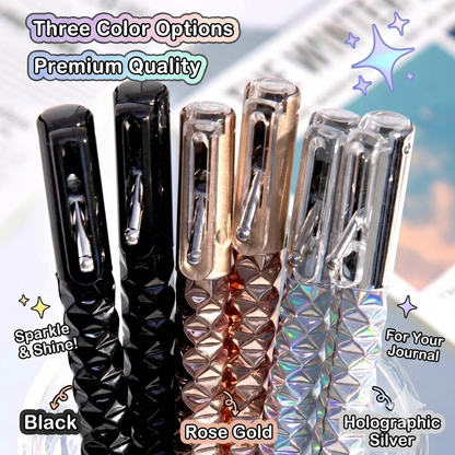 Magnetic Shape-Shifting Fidget Pen – Geometric Stress Relief Toy & Writing Pen for Adults & Kids