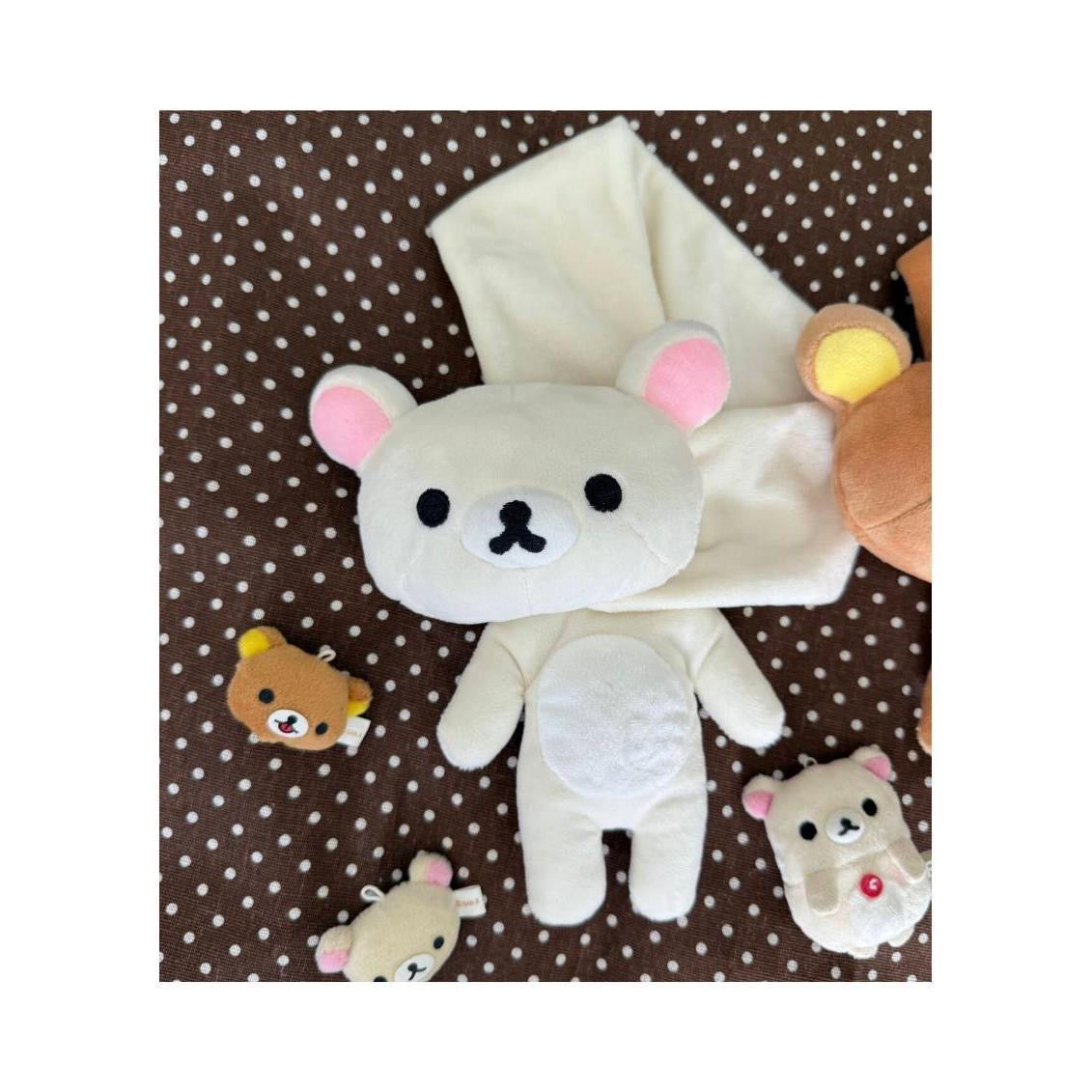 Soft 3D Brown Bear Scarf