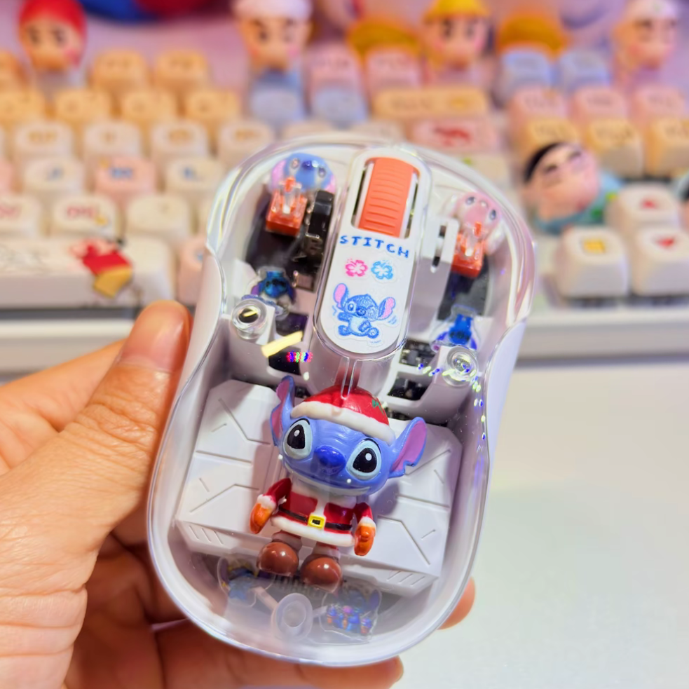 Stitch wireless DIY Mouse
