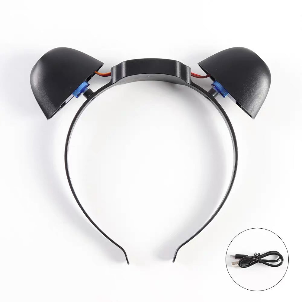 Kitty moving ear handband