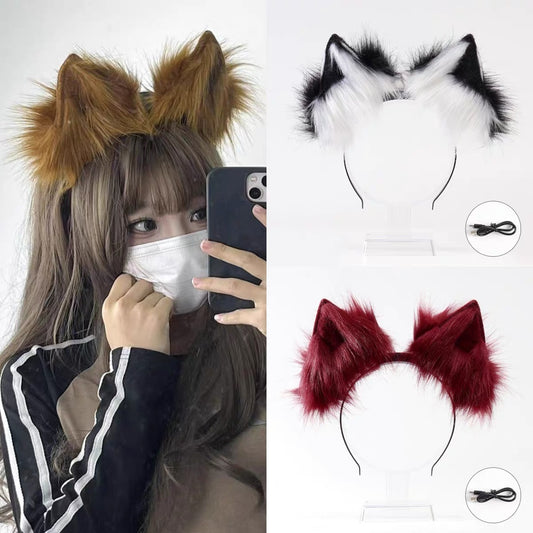 Kitty moving ear handband