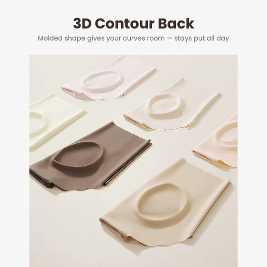 Seamless No-Show Panties 3-Pack – 3D Contour Fit, Individually Sealed
