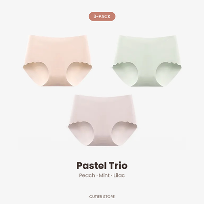 Seamless No-Show Panties 3-Pack – 3D Contour Fit, Individually Sealed