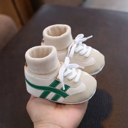 Cozy Sock Baby Sneakers – Soft Sole First Walker Shoes