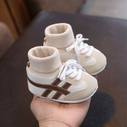 Cozy Sock Baby Sneakers – Soft Sole First Walker Shoes
