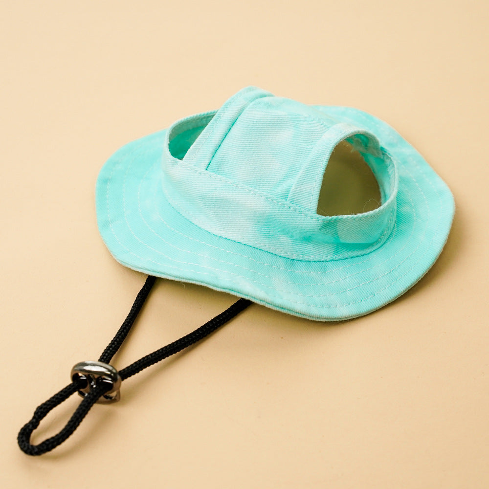 Dog Cat Sun-proof Anti-tightening Hat Anti-release Ear Adjustable