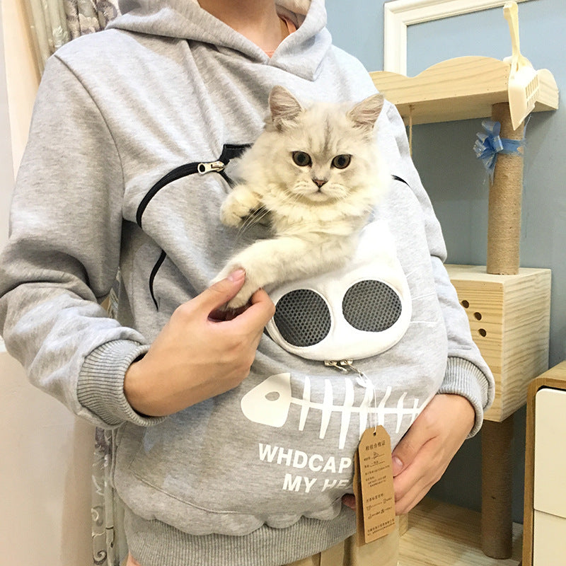 Whisker Walkie - Cat & Dog Carrier Hoodie