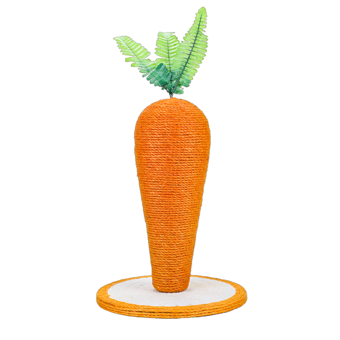 Cute Cat carrot Scratching Post