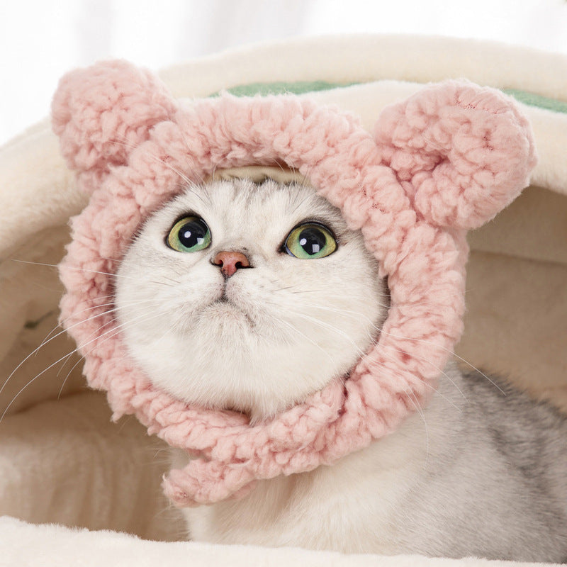 Cute plush Hat for Cats And Dogs