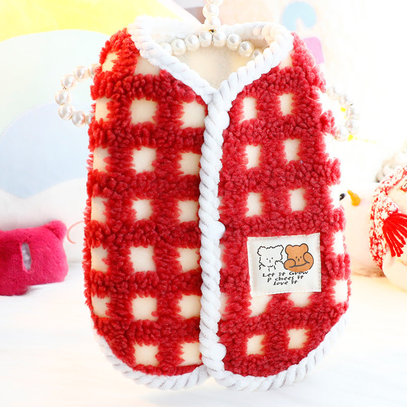 Thick Cotton Dog & Cat Vest - Warm Velvet Coat for Small Pets | cutierstore.com CUTIER STORE