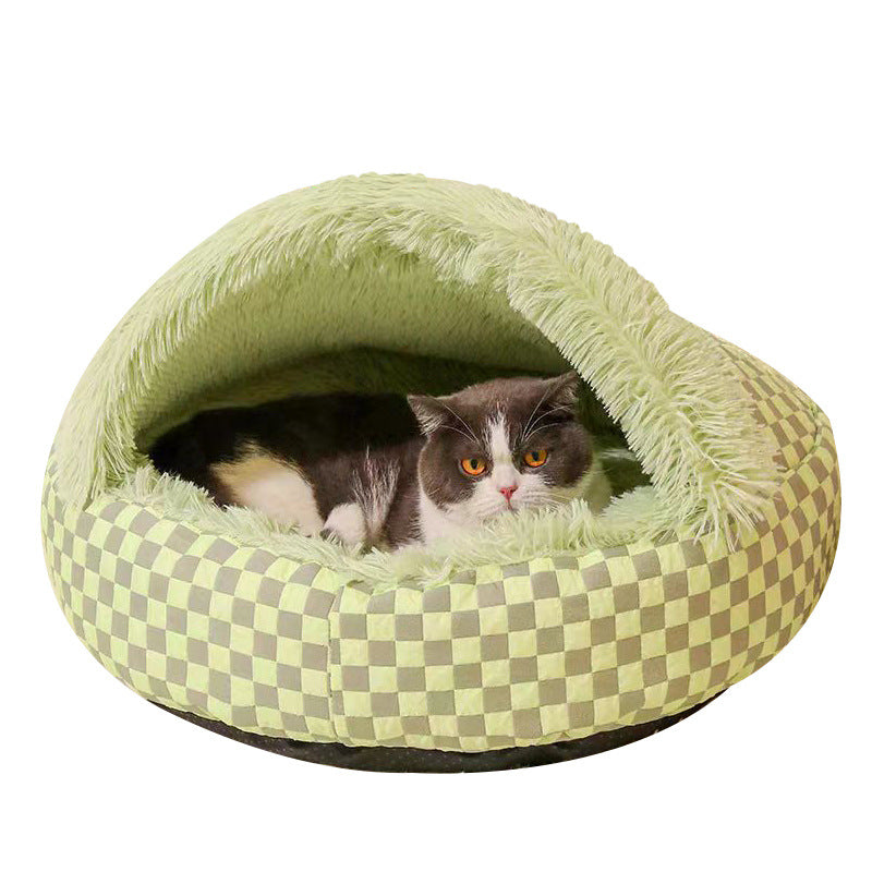 Cute Winter Plush Pet Bed 2024