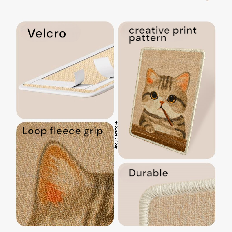 Cute Pet Scratching Board Decorating Wall Paint