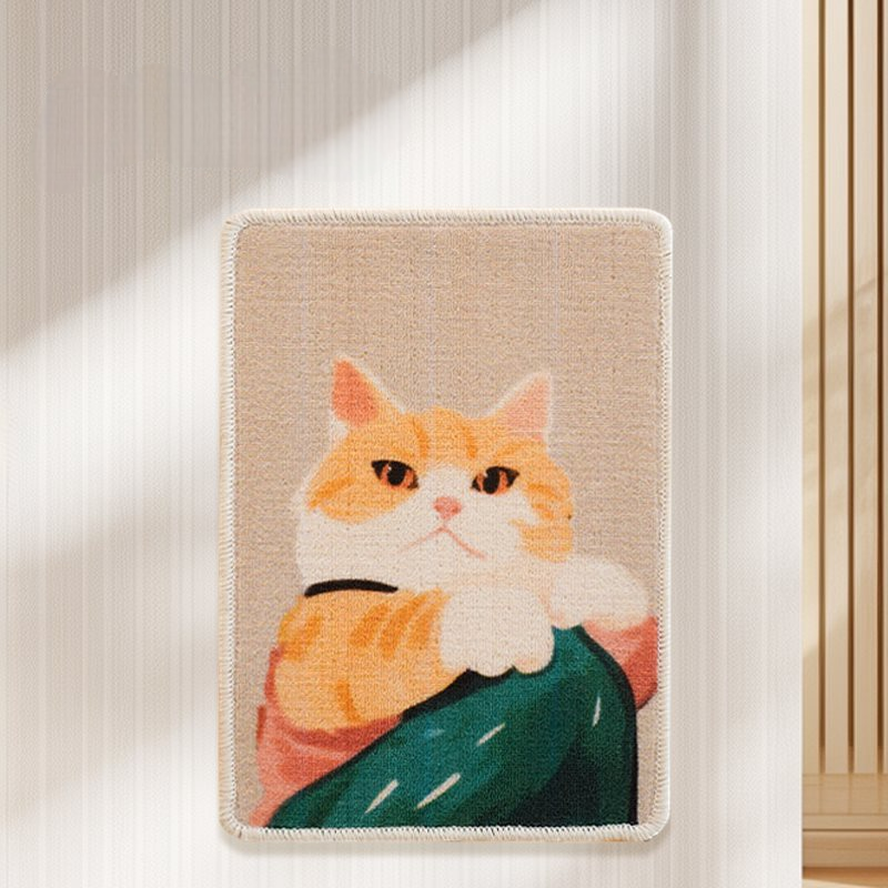 Cute Pet Scratching Board Decorating Wall Paint