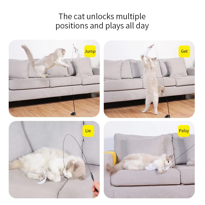 Interactive Cat Handfree Cat Stick