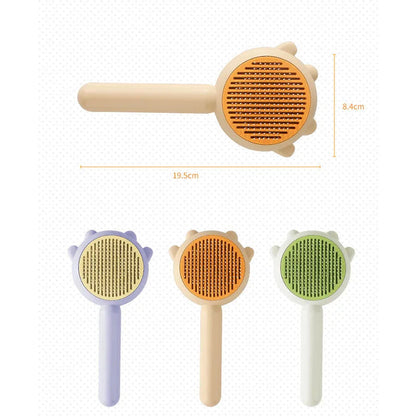 Pet Comb for Cats & Dogs - Gentle Grooming & Hair Removal Brush - Cutier Store