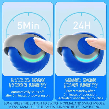 Smart Speedy Tail 2.0 – Automatic Motion Toy Ball for Cats & Dogs - Cutier Store