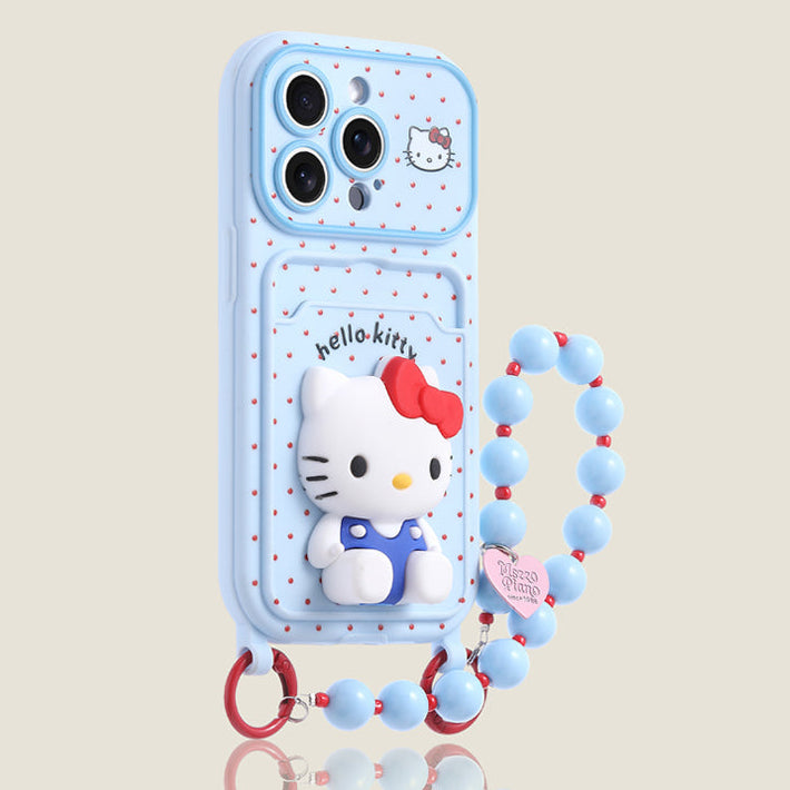 Cartoon Design Card Holder Phone Case
